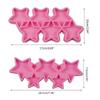 652F DIY Handmade Silicone Fondant Mold Five-Pointed Star Theme Sugar Craft Gum Paste Mold DIY Resin Crafts Durable