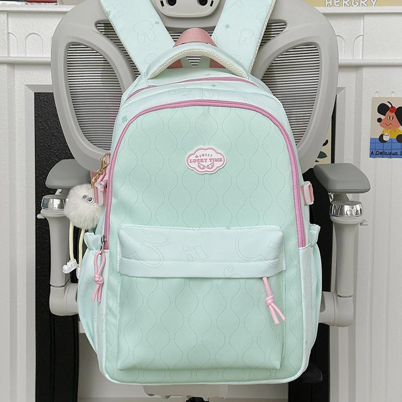 Schoolbag new small fresh student schoolbag Korean high value backpack junior high school students large capacity backpack lightweight bag