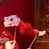 Jubilant Finger Lion Dance Chinese Tradition Paper Flower Folding Lion Dance 2025  Spring Festival