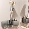 Hair Dryer Holder Wall Mounted, Dyson Hair Tool Organizer, Metal Self Adhesive Hair Blow Dryer Stand for Bathroom Accessories