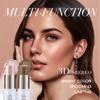 Rouge-Highlighting- und Konturierungsstift, aufhellender, matter Konturierungs-Stereostift für das Gesicht, Concealer, Rouge-Konturcreme, multifunktionaler Make-up-Stift