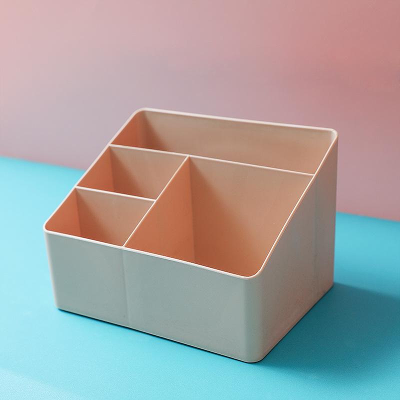 Trapezowe Pudełko do Przechowywania Makijażu do Kreatywnego Salonu na Biurko