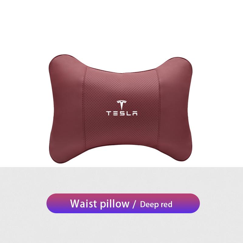 Car Seat Head Support Cushion Lumbar Pillow Accessories For Tesla Model 3 Y S X Cybertruck Juguete Roadster Coil Bonina