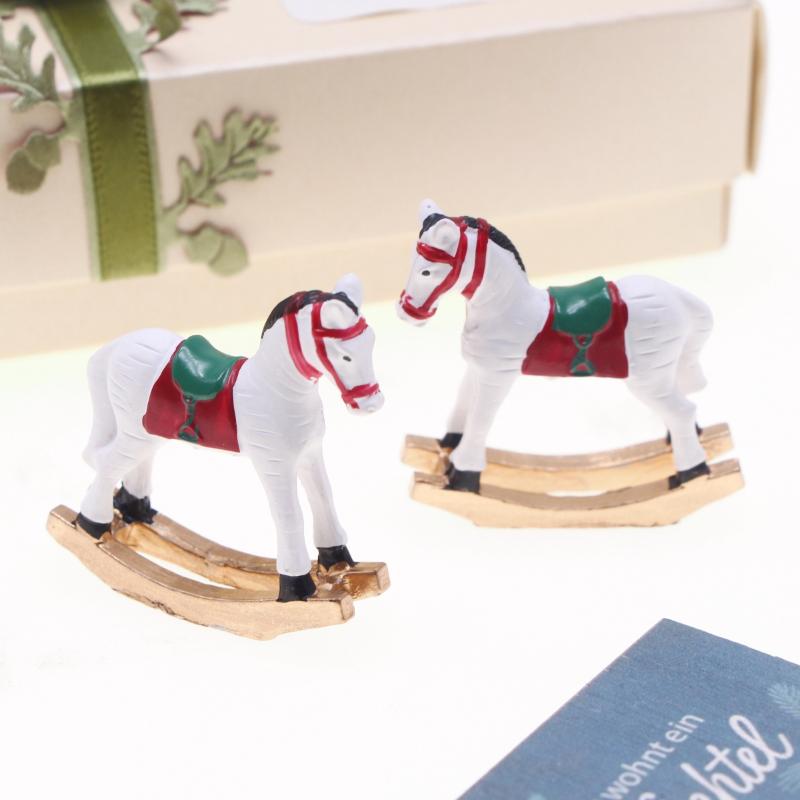1 Piece 1/12 Dollhouse Miniature Trojans Model Toy Doll House Mini Christmas Decoration Diy Accessories Bedroom Scene Prop