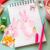 2025 Cute Animal Easter Candy Cards For Exchanging Gifts, New Easter Greeting Cards, Easter Student Classroom Exchange Gifts