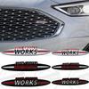 Metallo Per John Cooper Works Mini Cooper S JCW R56 R57 Countryman Clubman Paceman Adesivo Griglia Emblema Badge Carrozzeria Posteriore Bagagliaio Auto