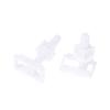 3 Sätze Badezimmerbeschläge für Toilettendeckel Toilettensitz Scharniere Reparaturschrauben Befestigungssätze Toilettenreparaturwerkzeuge Dichtung