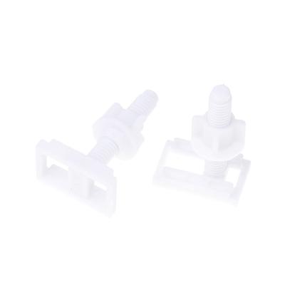 3Sets Bathroom Hardware For Toilet Lid Toilet Seat Hinges Repair Bolts Fasteners Kits Toilet Repair Tools Gasket