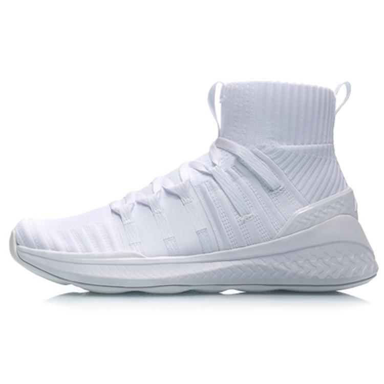 New LiNing Wujie High Top Training Shoes Men's White AFPP015-1