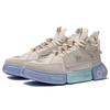 New LINING Essence 2 ACE Vintage Basketball Shoes Women's Mid Top Pearl White/Snow Gray ABCS012-1