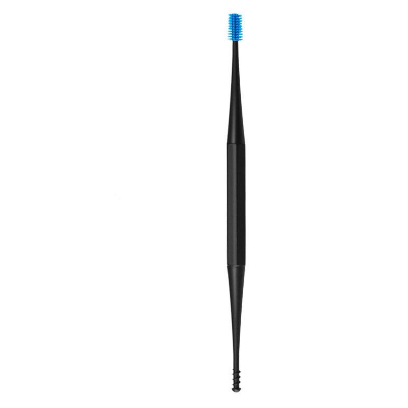 

3 шт. Чистящее средство для ушей Мягкий силиконовый ушной пинцет Двусторонний ушной пинцет Ложка для ушной серы Спиральный инструмент для чистки ушей Спиральный дизайн Кюретка-удалить 1PC синий