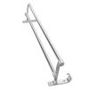Bath Towel Bar 23in Stainless Steel Wall Mount Rustproof Strong Load Bearing Double Towel Bar for