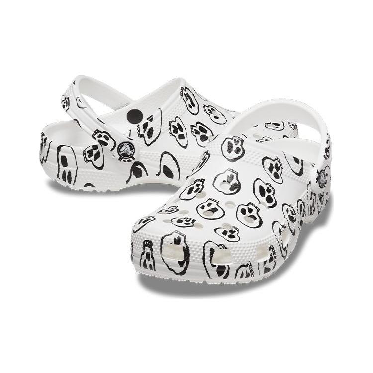 Crocs Classic Clog Skull Print White 208993-103