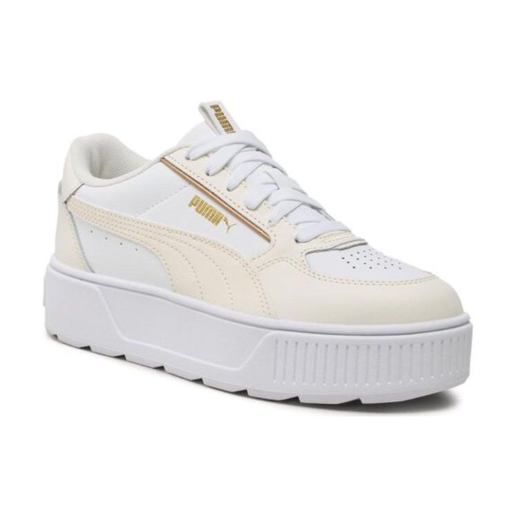 Puma Karmen Re Non-Slip Shock Absorption Wear-Resistant Low-Top Skate Shoes Women Sneakers White 387212-08