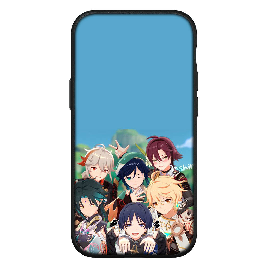 For Samsung Galaxy S24 S23 iPhone 16 15 14 Xiaomi Redmi Note 13 12 11 10 8 Plus 9 Pro Max X XR A16 Phone Case Genshin Impact Poster OPPO Huawei Cover