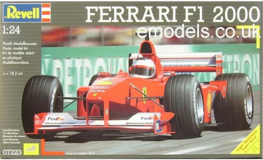 

Немецкий уровень Ferrari 07223 Пластиковая модель 1/24 F1 2000