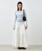 MONGDOL [Set] Side Shirred Layered T-Shirt Sky Blue Mdts067Skyblue