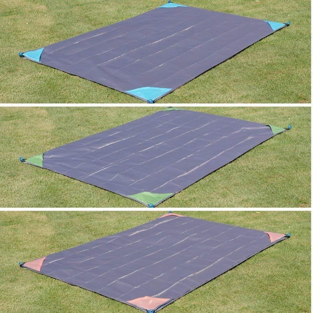 High Quality Ultralight Tent Floor Tarp Portable Foldable Oxford Cloth Pocket Mat with Sack Picnic Mat Camping Hiking