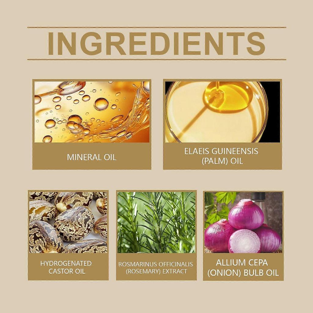 2025 Latest Model Onion Oil Hair Care Essential Oil Spray Gently Hydrates Hair