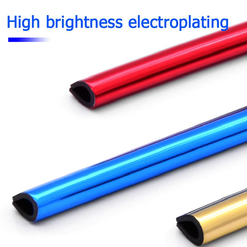 10Pcs Colorful Car Air Conditioner Vent Outlet Trim Decor Strips U Shape Moulding PVC  Colorful Shiny Car Trim Strips Decoration
