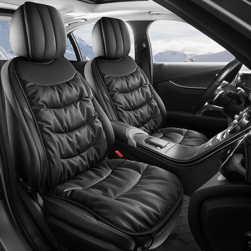 Universal Warm Cloud-Feel Car Seat Cushion: Autumn/Winter Wear-Resistant Down Cotton with Ergonomic Support