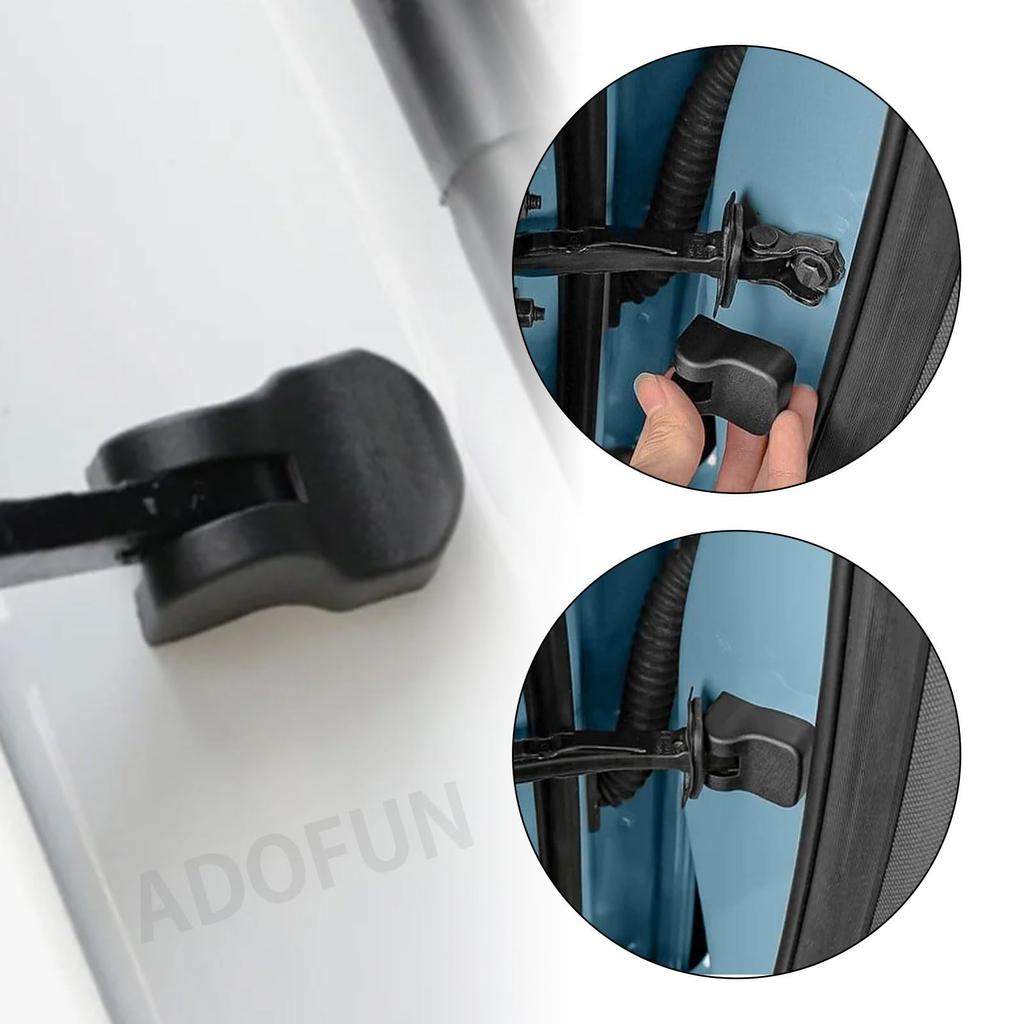 Door Striker Door Cover Stopper 4PCS ABS Resin Cover No