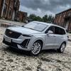 1:24 Cadillac XT6 2023 Off Road SUV Alloy Car Model Diecast Metal Car Model Home Decoration Collectibles Hobby Display Ornaments