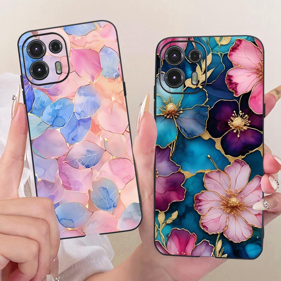 For Motorola Edge 20 Lite Case Edge20 Fusion Cute Lion Fashion Painted Cover Silicone Cases For Motorola Edge 20 Pro Soft Fundas