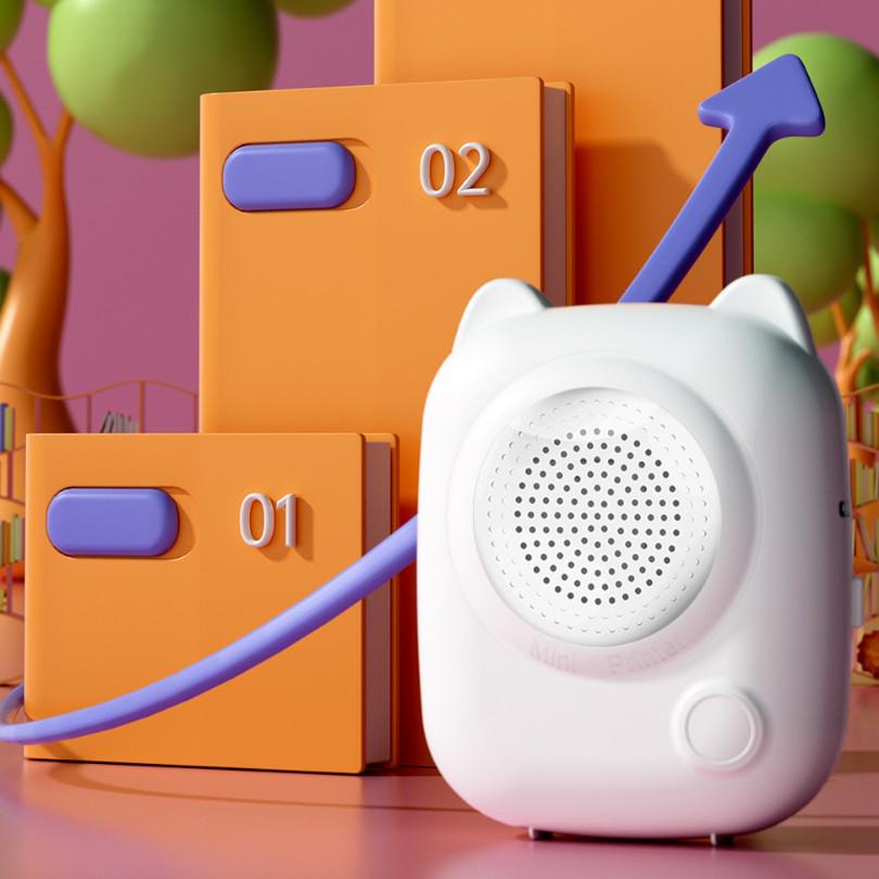 AI Voice Interactive Children s Thermal Printer: Mini Smart Error Question Machine