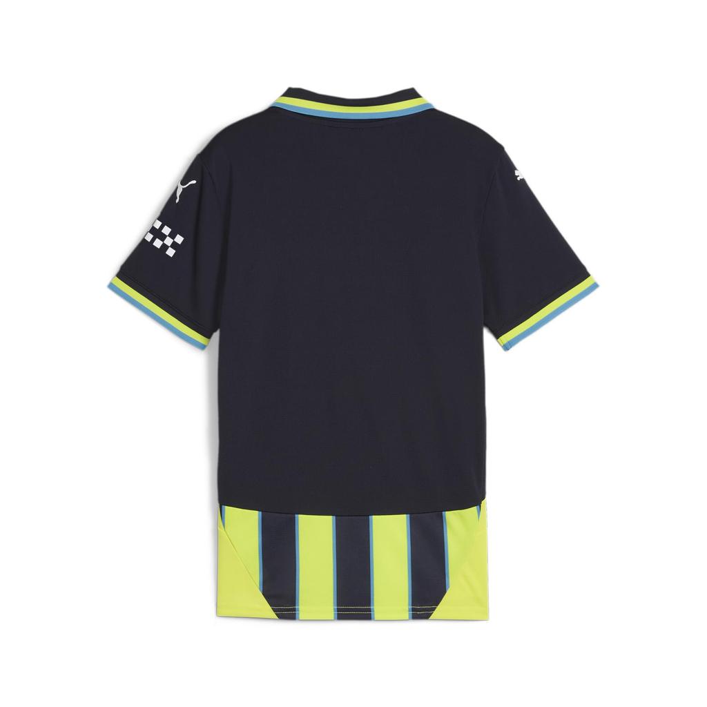 Sporty MCFC Away Jersey Replica Jr 775089 Kinder 24 Farbe New Glow [PUMA] Herbst/Winter Navy/Gelb (02)