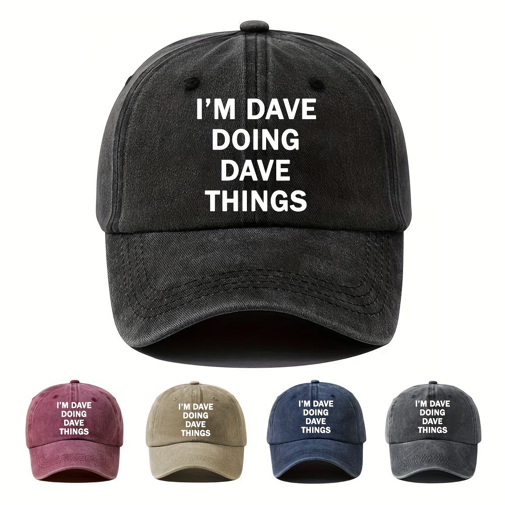 Funny Baseball Cap Men's Retro Washed Visor Hat for Outdoor Fashion