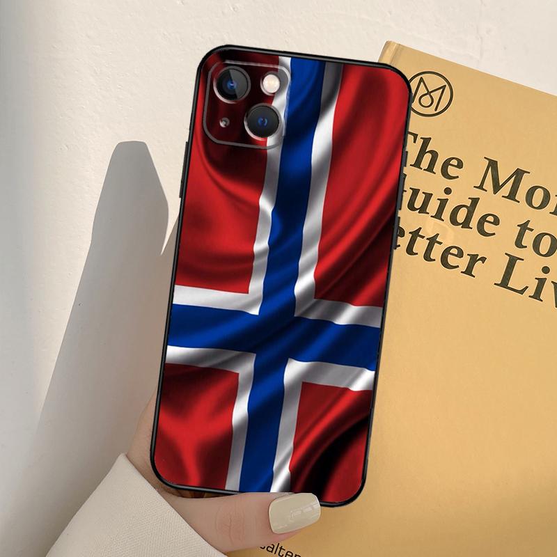 

Norway Flag Phone Case For iPhone 17 16 15 14 11 12 13 Pro Max mini XR 16e 15 16 Plus 17 Air Full Cover iPhone 14