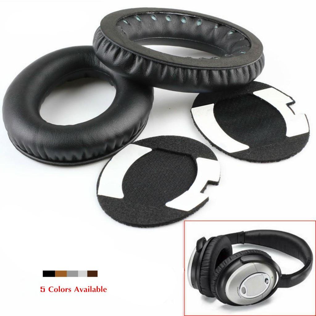 1 Pair Replacement Soft Foam Sponge Headphone Ear Pad Cushion Black White Grey Coffee Khaki For BOSE QC2 QC25 QC35 QC15 2Pcs