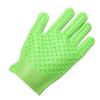 Pet Grooming Glove Silicone Double Sided Fast Frothing   Cat Hair Removal Glove for   and Short Hair