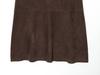 European and American Style Suede Texture Vest and Midi Skirt Set - Autumn Collection