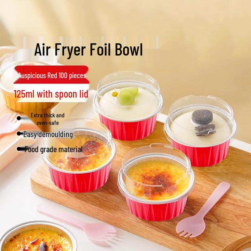 Homeglen 125ml Aluminum Foil Baking Cups