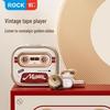ROCK Retro Kazetový Design Polo-do-ucha Bluetooth Sluchátka
