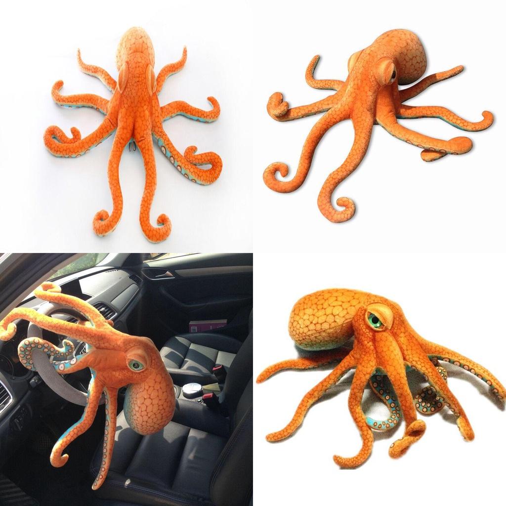 Extra Large Simulation Octopus Stuffed Animal Toy Plush Doll Perfect For Home And Car Decor
