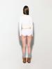 ASIF CALIE Gurls Basic Crop Long Sleeve T-Shirt White