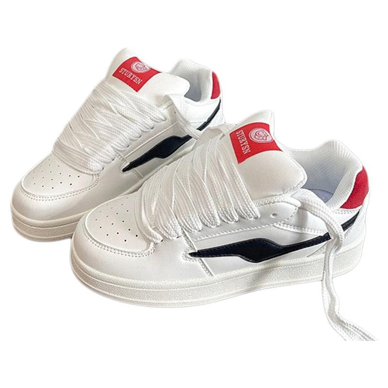 Student versatile little white shoes women's niche bread shoes ins tide 2025 new autumn versatile sports and leisure board shoes