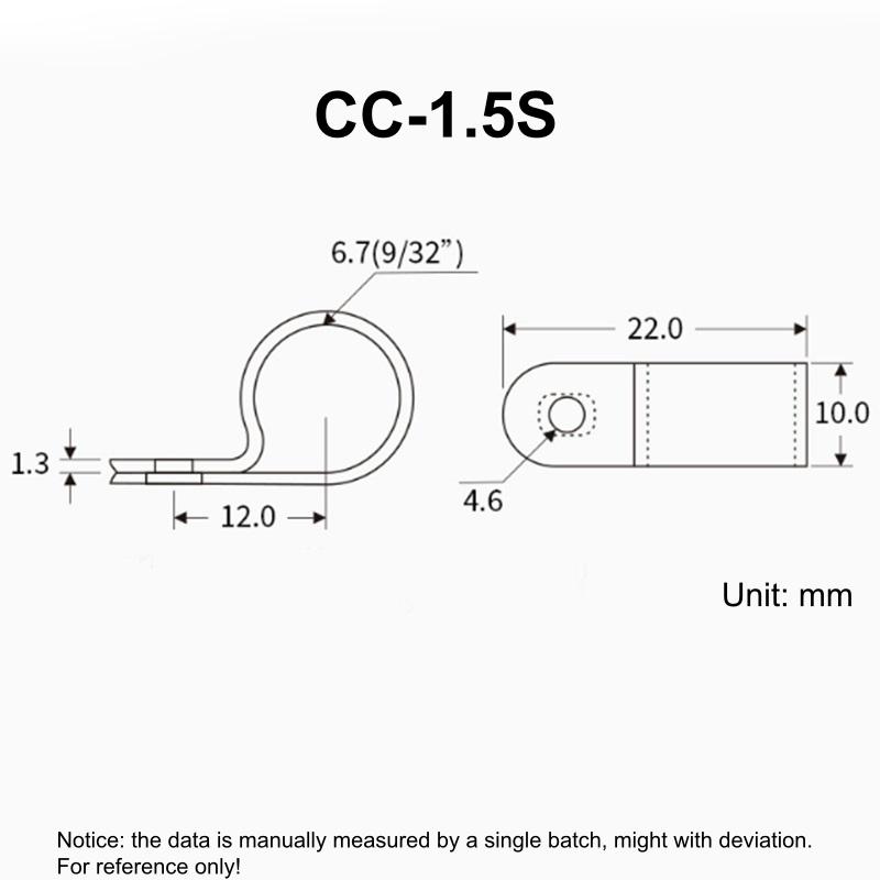 50pcs 100pcs White CC Series Plastic Nylon Isolation R Type Screw Fixed Computer Wire Holder Clamp Cable Manager for Desk Wall