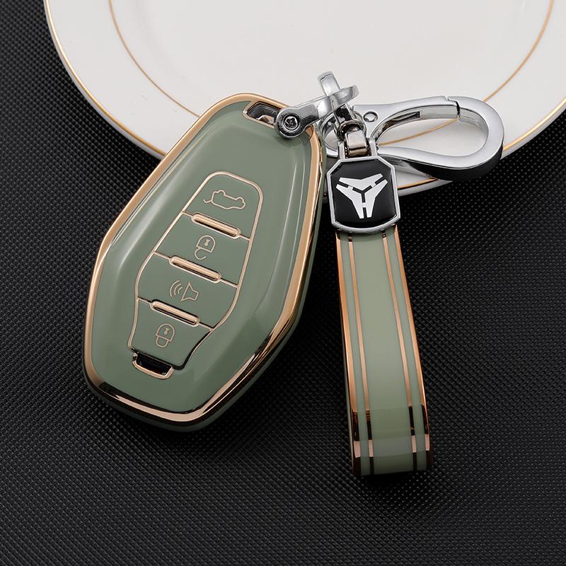 Soft TPU Car Key Case Cover Shell Fob for Chery Jetour X70 X90 X95 Plus 2020 2026 2026 Remote Holder Keychain Accessories