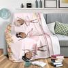 Three Girls Who Love Dancing Customize Your Name Blanket Used For Chair Office Sofa Bed Camping Soft And Warm Giving Friends And Relatives Birthday