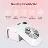 80W High Power Nail Art Vacuum Cleaner Nail Dust Suction Collector with Manicure Lamp