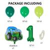 Green Helium Foil Tractor Balloons Boys Birthday Party Decoration 32 Inch Green Number Kids Toys Gift Balloon Supplies