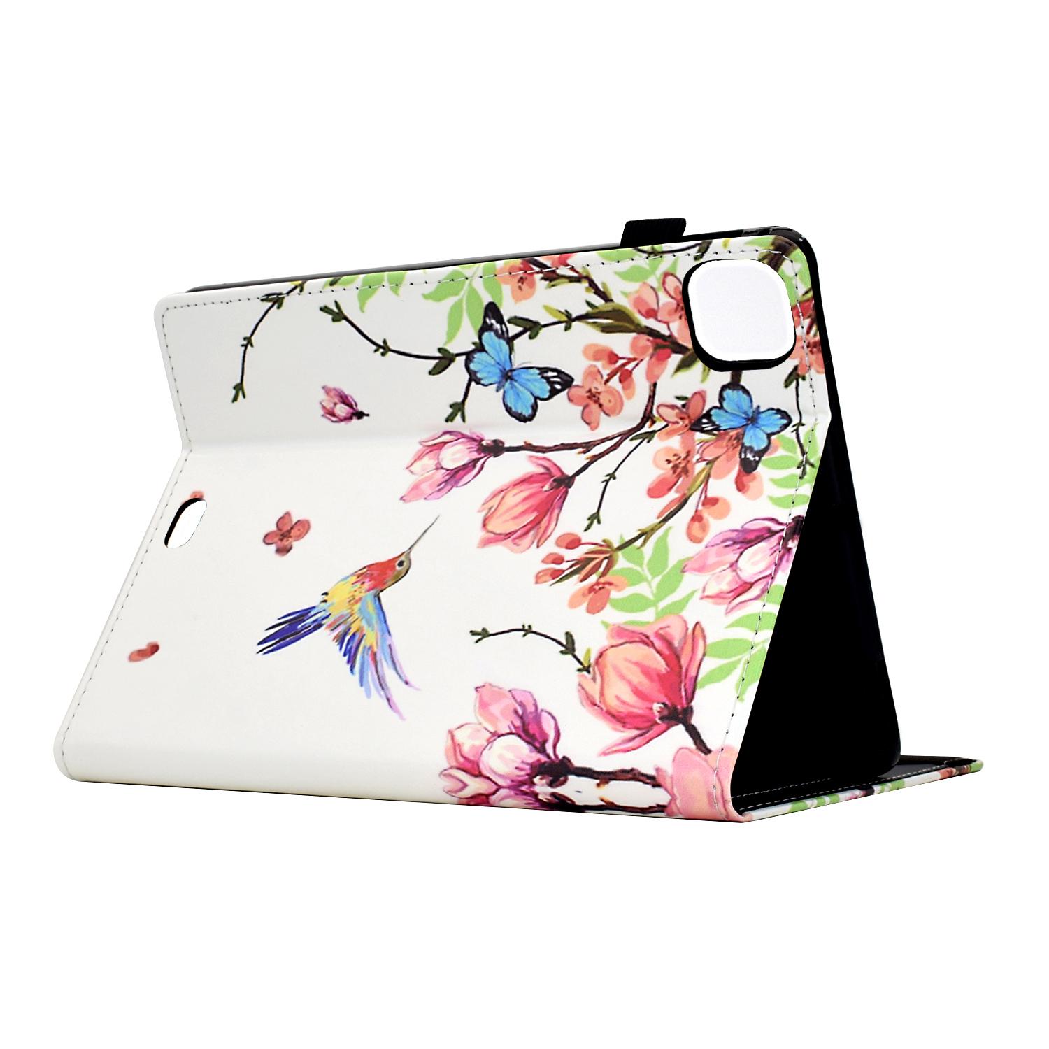 

Tablet Case for iPad Air 11 (2025)/(2024)/iPad Pro 11 (2022)/(2020)/Air (2022)/(2020) Pattern Printing Cover Card Holder Flowers And Birds