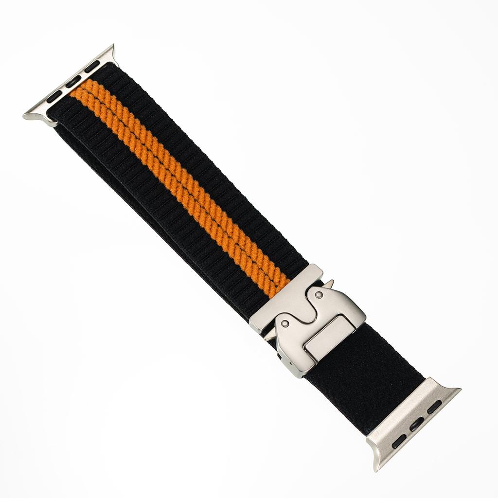 Band for Apple Watch Ultra 2 1 Series 10 9 8 7 6 5 4 SE Parachute Buckle Elastic Nylon Wave Braided Strap Wristband for iWatch