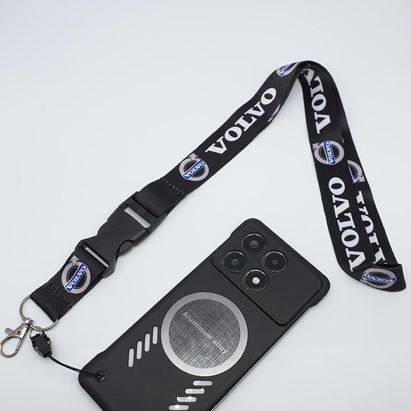 Cordão de Nylon Estilo Emblema Impresso Chaveiro de Carro Presente para Motocicleta Para Volvo S40 S80L S60 S90 XC40 XC60 XC90 V40 V60 V90 Acessório