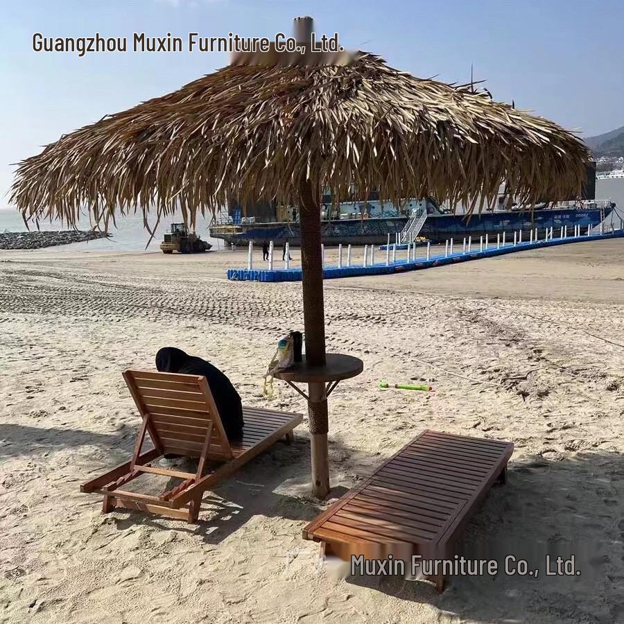 Thatch Straw Beach Umbrella for Outdoor, Pool, and Villa Courtyards