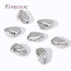 18K Gold Plated Metal Beads For Jewelry Making,Irregular Bracelet Necklace Spacer Beads,Bulk Jewellery Making Beads